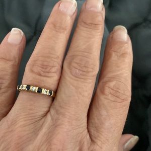 Sapphire and Diamond 14K gold ring - good condition